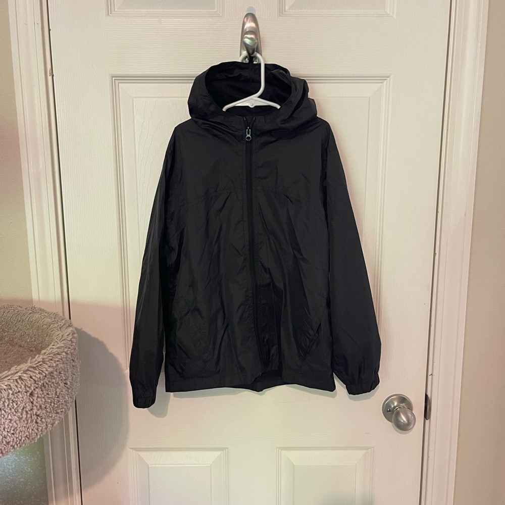 NWOT Kids Black Raincoat
